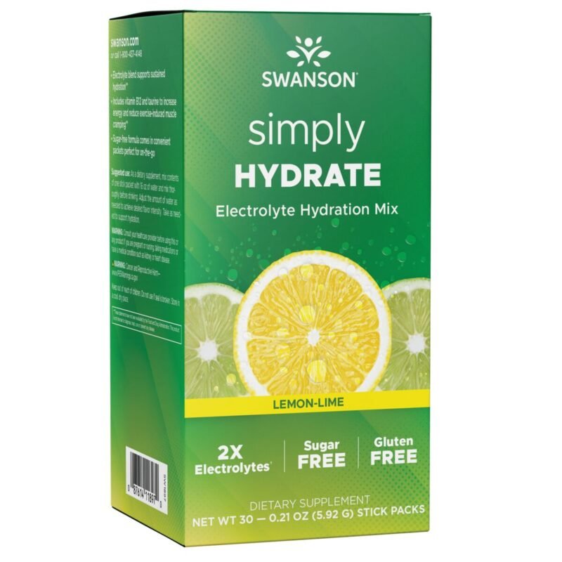 Simply Hydrate Lemon-Lime 30 Qese